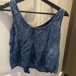 Blue crop tank top. From BP Nordstrom.